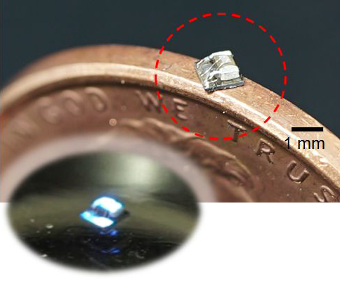 Ultra-small wireless optogenetic stimulator